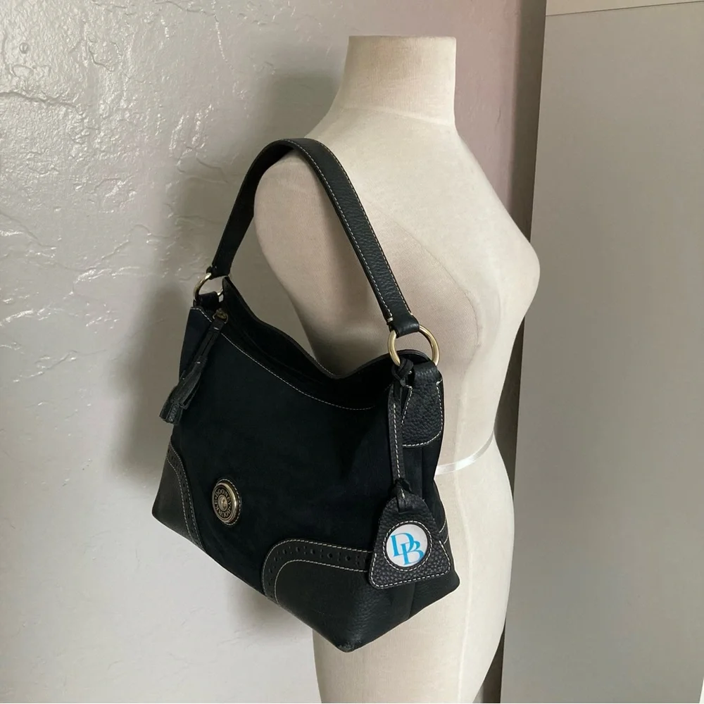 Dooney & Bourke T’Moro slouch shoulder bag in black